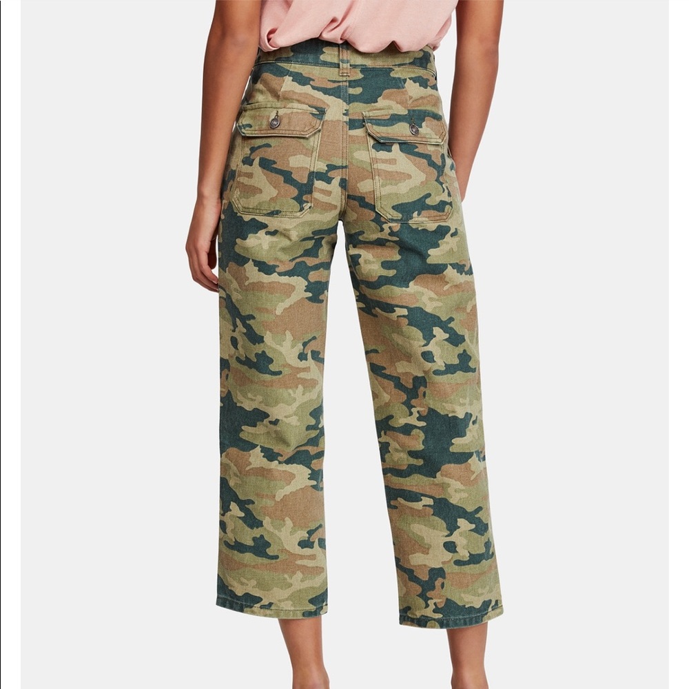NWT/Free people Remy Camo Printed Capri/27 - Picture 10 of 11